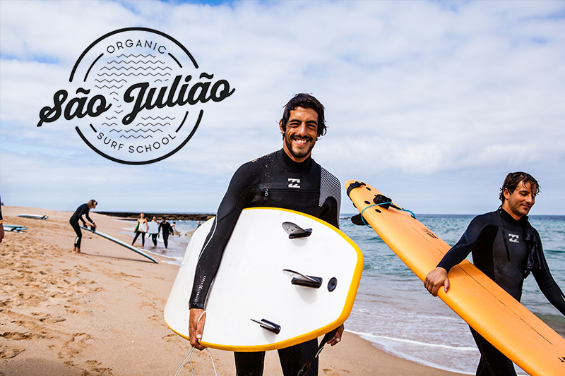 Surfkurse Organic São Julião Surfschule Ericeira Portugal Ferien Surfen