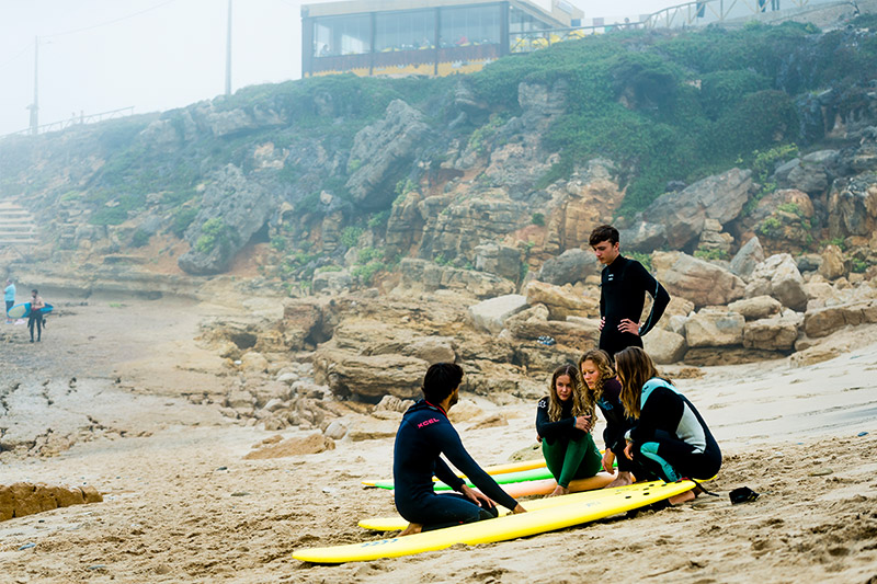 Organic São Julião Surfschule Surfen Surfunterricht Surfkurse Ferien Ericeira Portugal